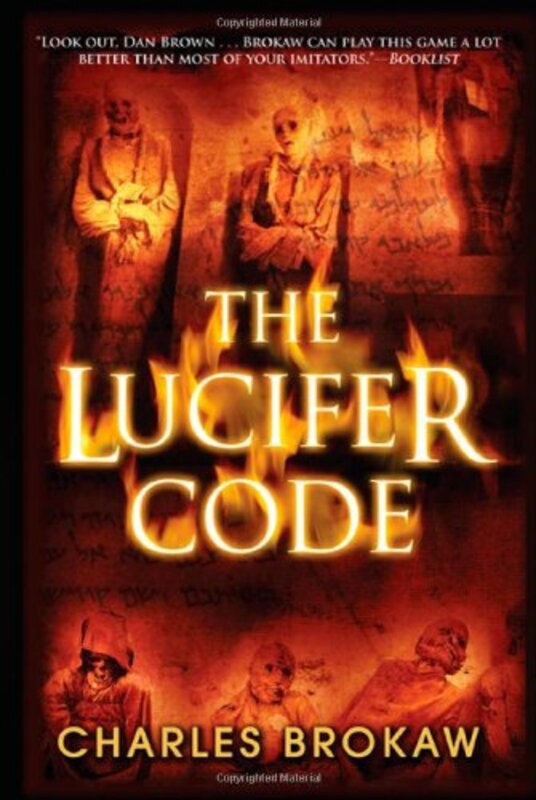 Book cover for "The Lucifer Code" by Charles Brokaw