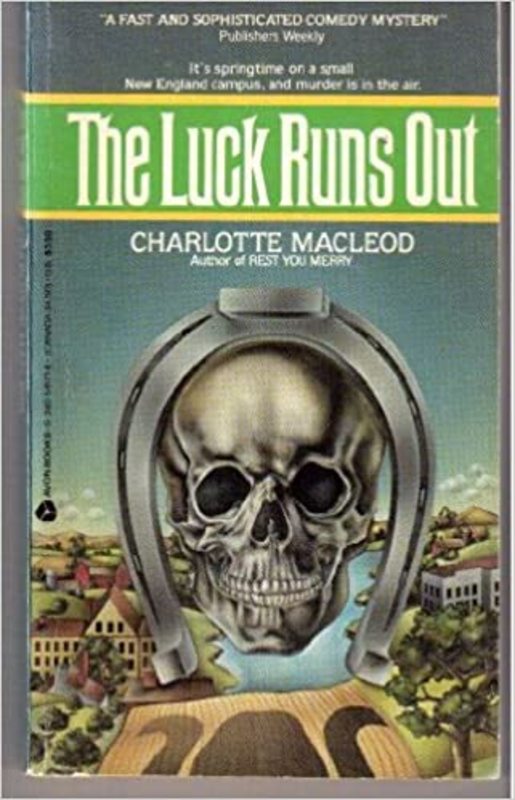 Book cover for "The Luck Runs Out" by Charlotte MacLeod