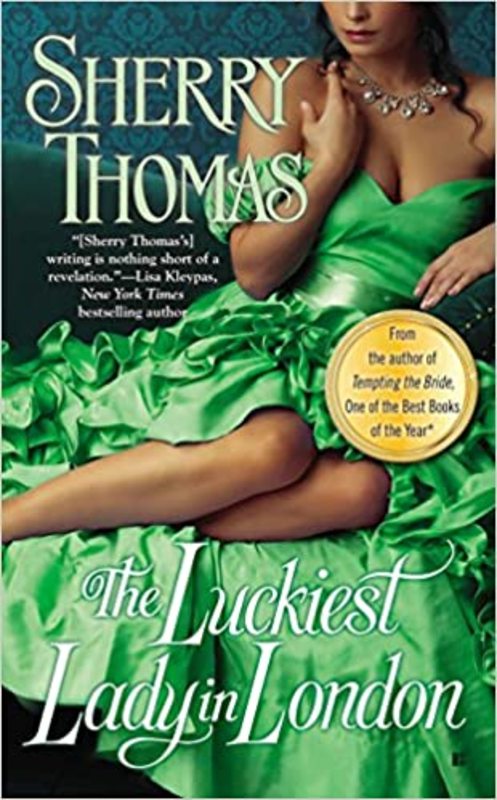 Book cover for "The Luckiest Lady in London" by Sherry Thomas