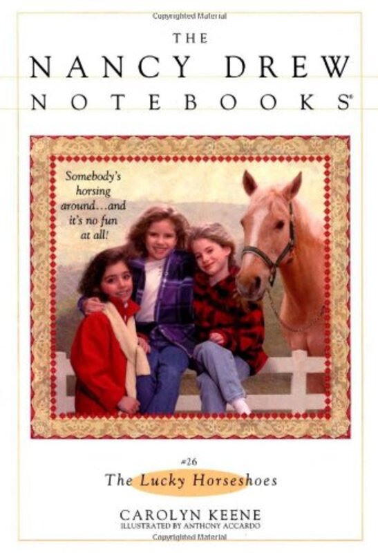Book cover for "The Lucky Horseshoes" by Mildred A Wirt