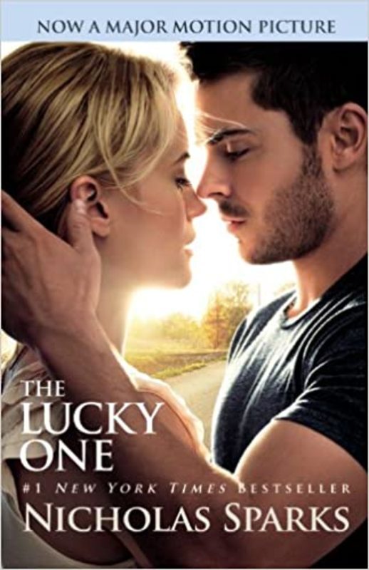Book cover for "The Lucky One" by Nicholas Sparks