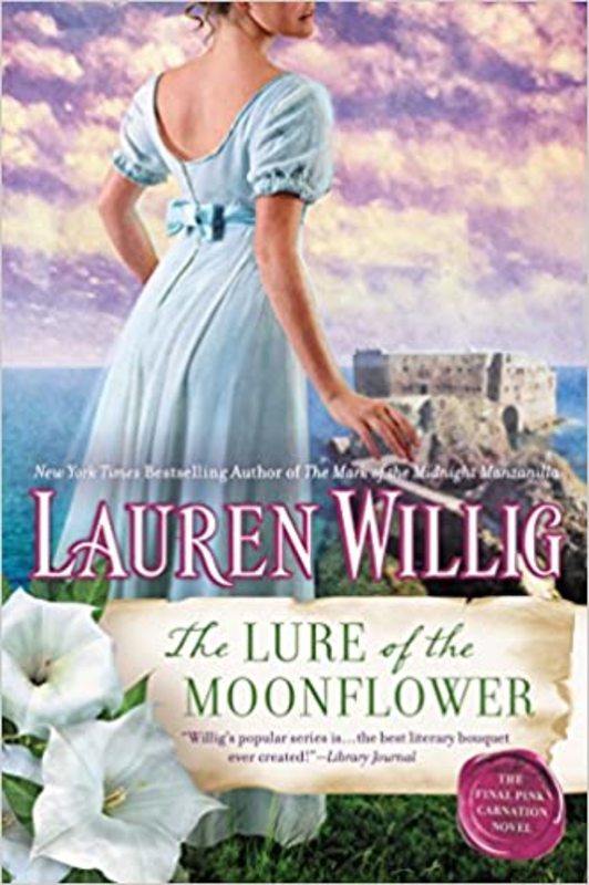 Book cover for "The Lure of the Moonflower" by Lauren Willig