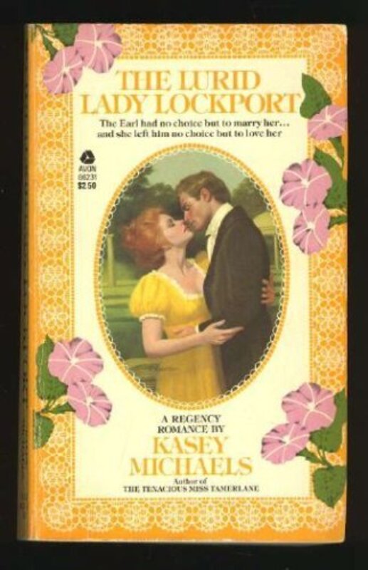 Book cover for "The Lurid Lady Lockport" by Kasey Michaels