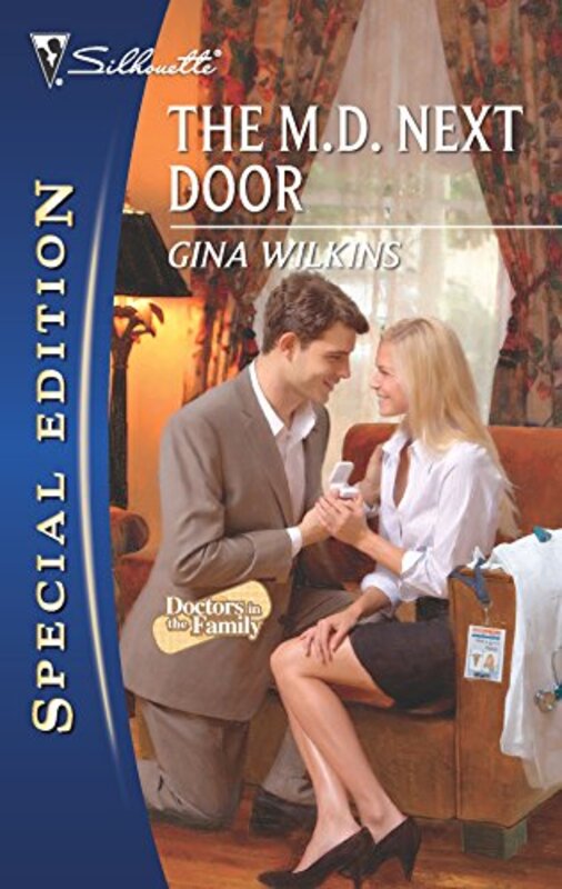 Book cover for "The M.D. Next Door" by Gina Ferris Wilkins
