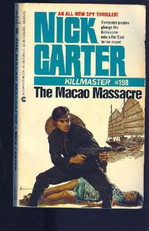 Book cover for "The Macao Massacre" by Nick Carter