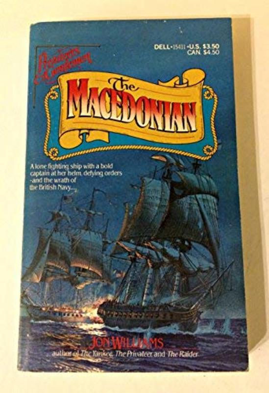 Book cover for "The Macedonian" by Walter Jon Williams