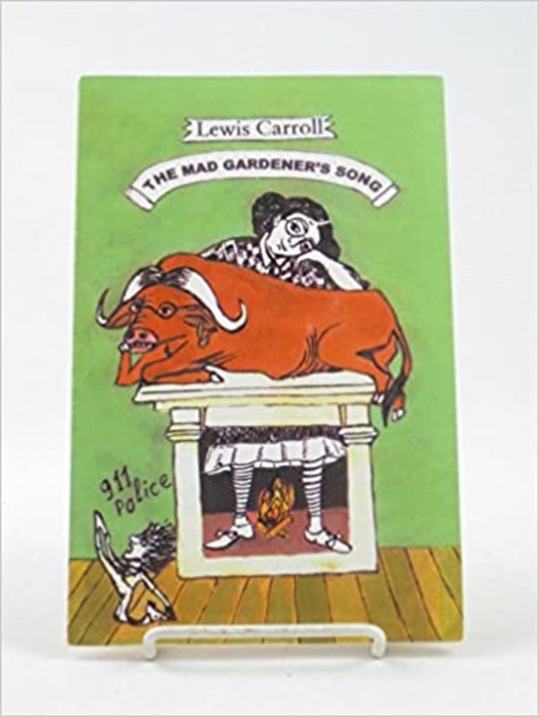 Book cover for "The Mad Gardener's Song" by Lewis Carroll