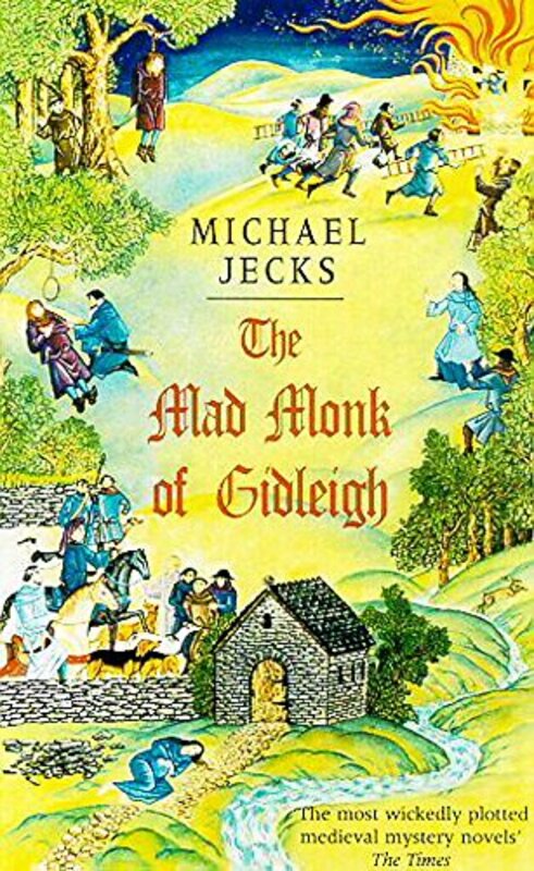 Book cover for "The Mad Monk of Gidleigh" by Michael Jecks