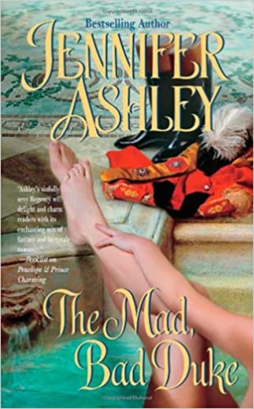 Book cover for "The Mad, Bad Duke" by Jennifer Ashley