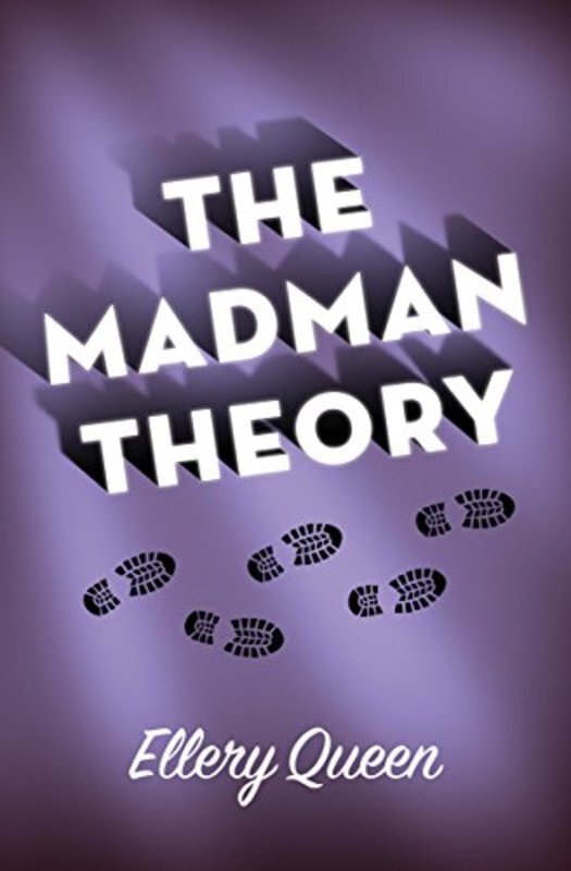 Book cover for "The Madman Theory" by Ellery Queen