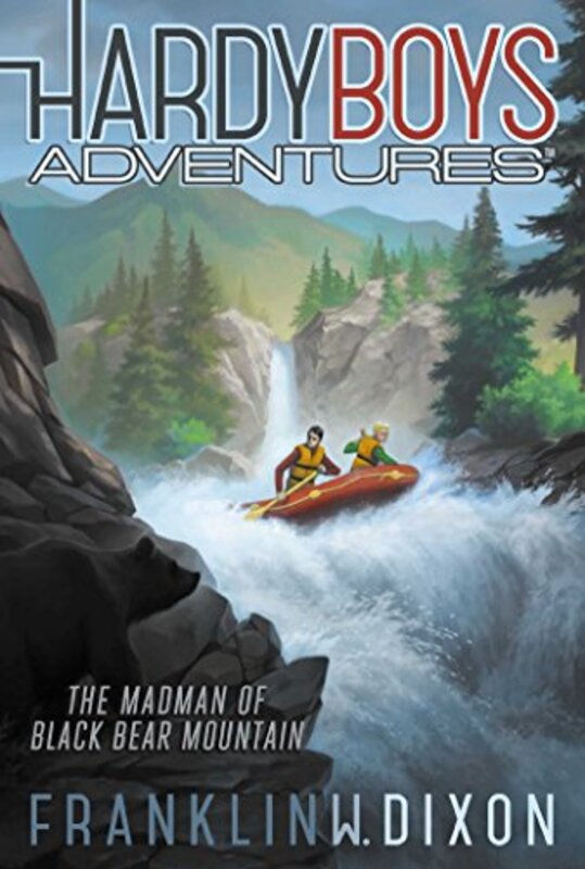 Book cover for "The Madman of Black Bear Mountain" by Franklin W Dixon