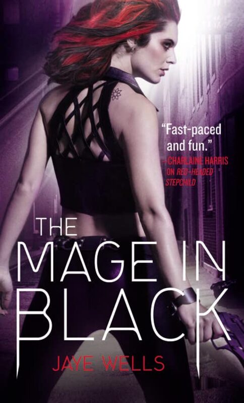 Book cover for "The Mage in Black" by Jaye Wells