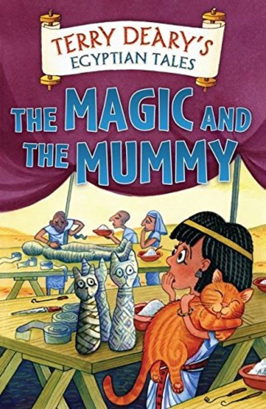 Book cover for "The Magic And The Mummy" by Terry Deary