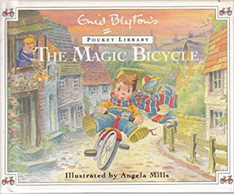 Book cover for "The Magic Bicycle" by Enid Blyton