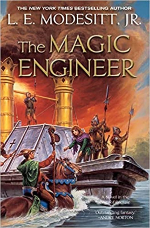 Book cover for "The Magic Engineer" by L.E. Modesitt, Jr.
