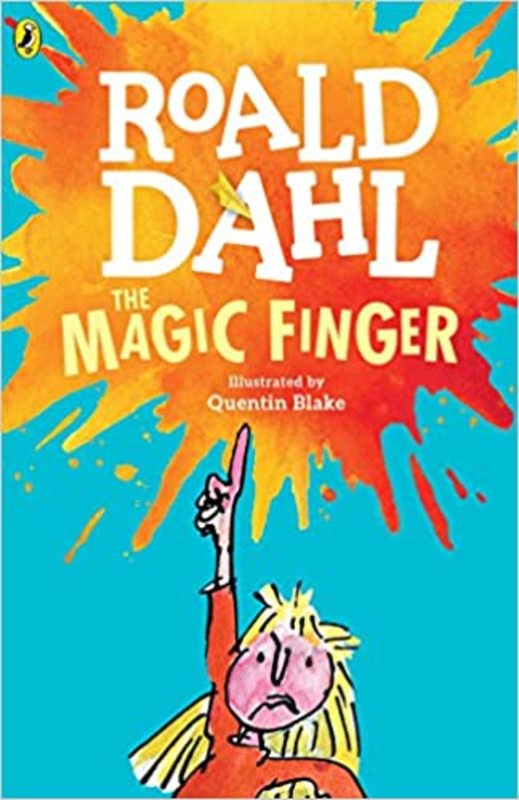 Book cover for "The Magic Finger" by Roald Dahl