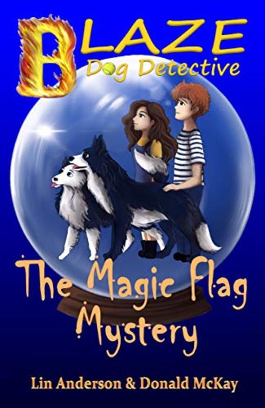 Book cover for "The Magic Flag Mystery" by Lin Anderson
