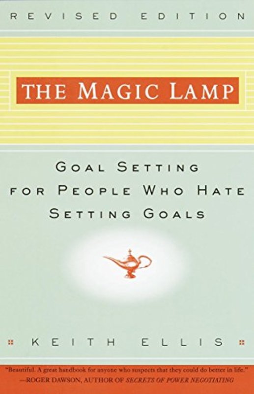 Book cover for "The Magic Lamp" by Keith Ellis