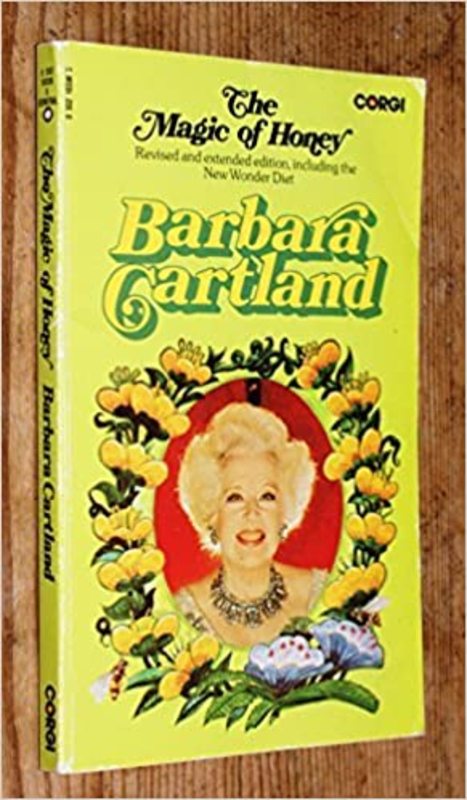 Book cover for "The Magic Of Honey" by Barbara Cartland