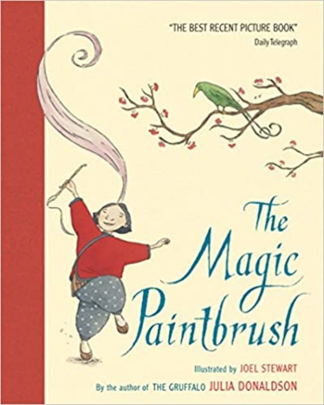 Book cover for "The Magic Paintbrush" by Julia Donaldson