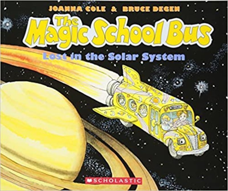 Book cover for "The Magic School Bus Lost in the Solar System" by Joanna Cole