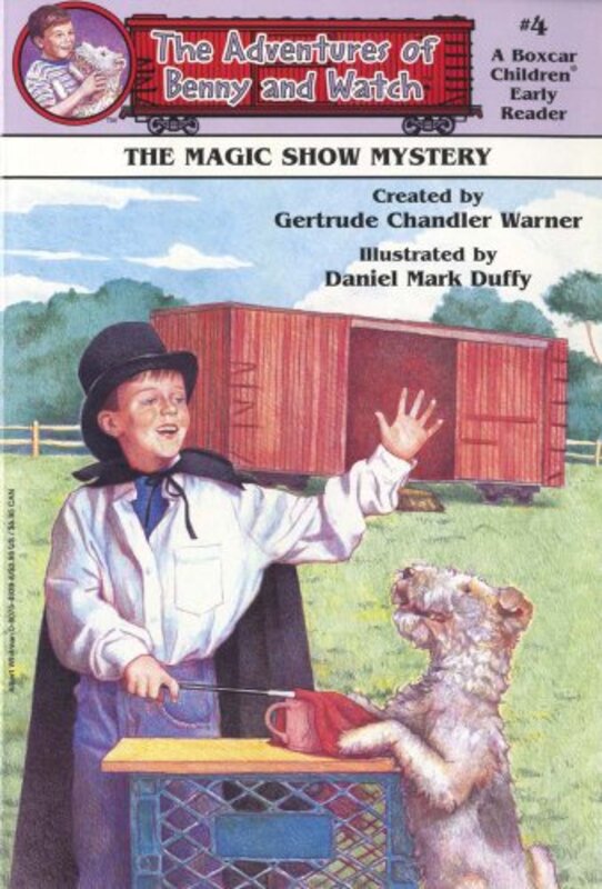 Book cover for "The Magic Show Mystery" by Gertrude Chandler Warner