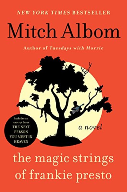 Book cover for "The Magic Strings of Frankie Presto" by Mitch Albom