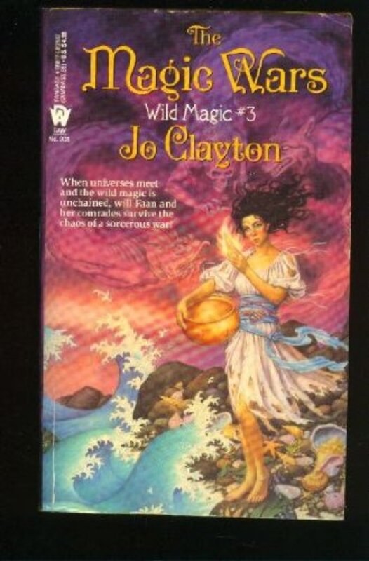 Book cover for "The Magic Wars" by Jo Clayton