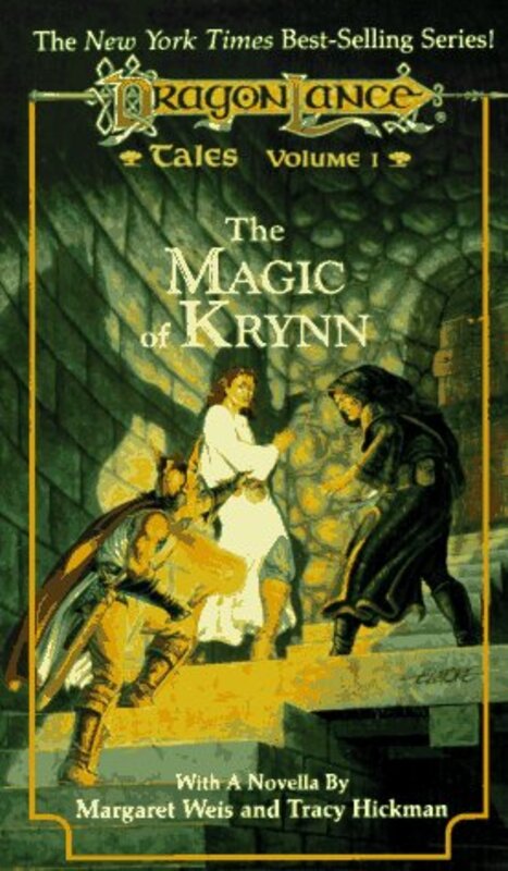 Book cover for "The Magic of Krynn" by Tracy Hickman