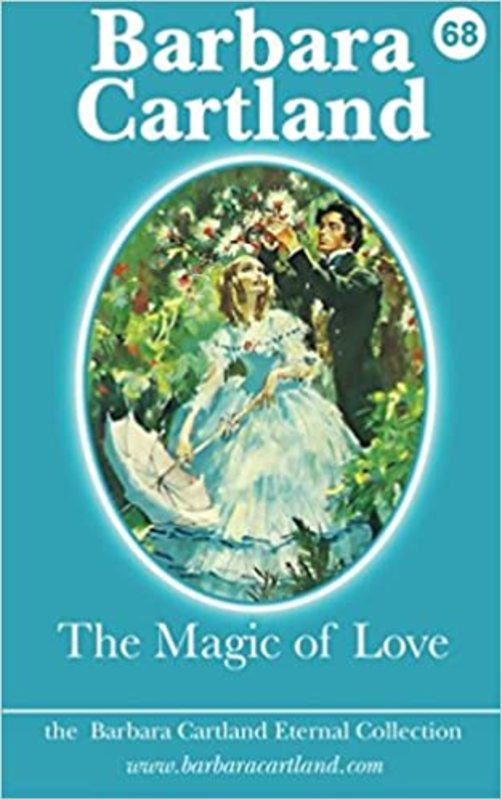 Book cover for "The Magic of Love" by Barbara Cartland