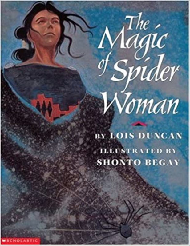 Book cover for "The Magic of Spider Woman" by Lois Duncan
