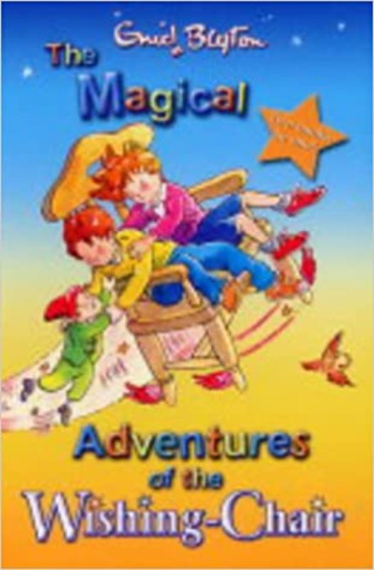Book cover for "The Magical Adventures of the Wishing Chair" by Enid Blyton
