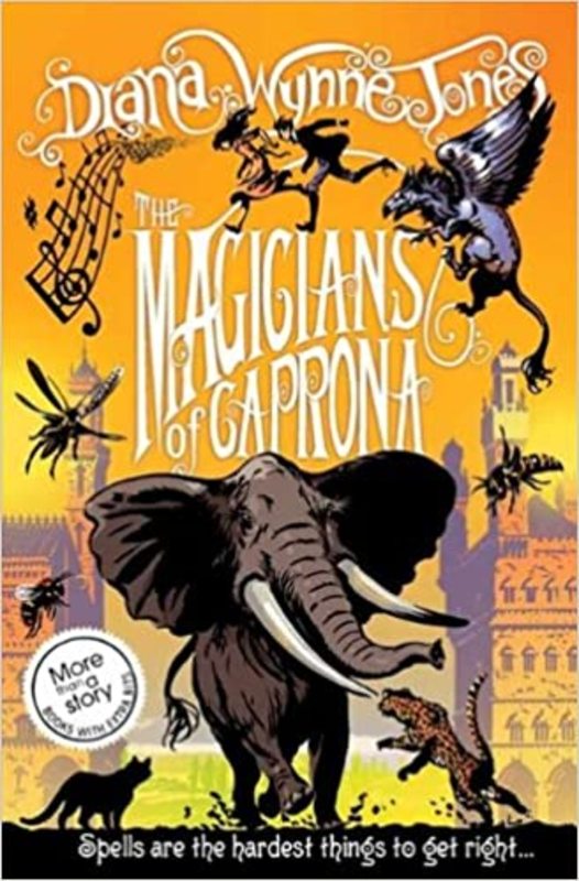 Book cover for "The Magicians of Caprona" by Diana Wynne Jones