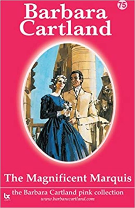 Book cover for "The Magnificent Marquis" by Barbara Cartland