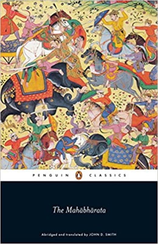Book cover for "The Mahabharata"
