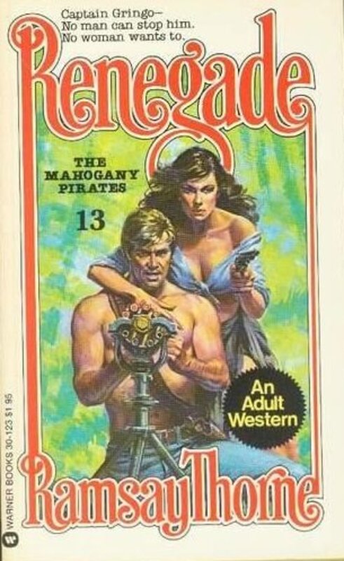 Book cover for "The Mahogany Pirates" by Lou Cameron