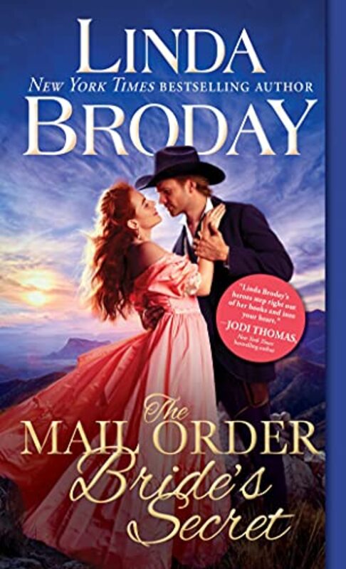 Book cover for "The Mail Order Bride's Secret" by Linda Broday