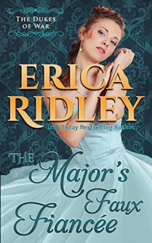 Book cover for "The Major's Faux Fiancee" by Erica Ridley