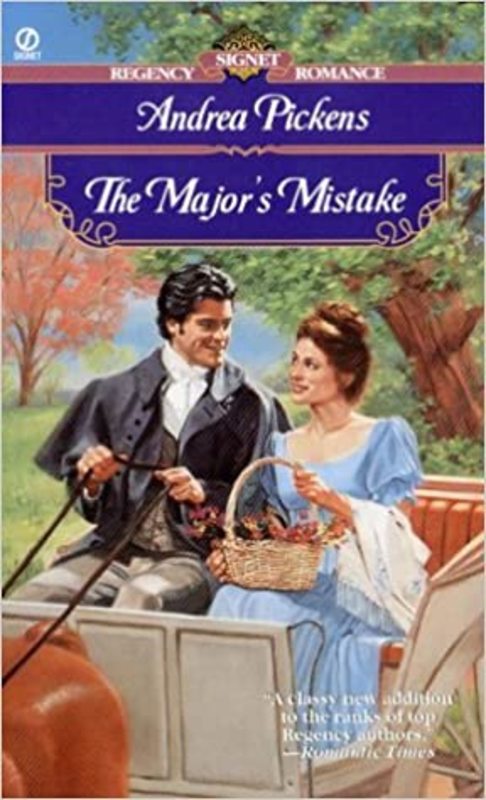 Book cover for "The Major's Mistake" by Andrea Penrose