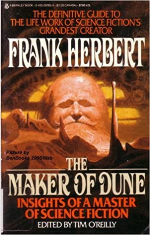 Book cover for "Maker of Dune" by Frank Herbert