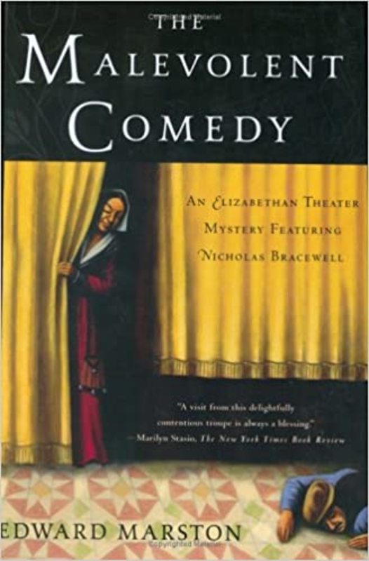 Book cover for "The Malevolent Comedy" by Edward Marston