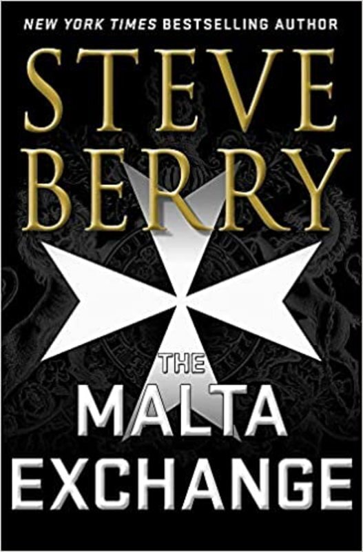 Book cover for "The Malta Exchange" by Steve Berry