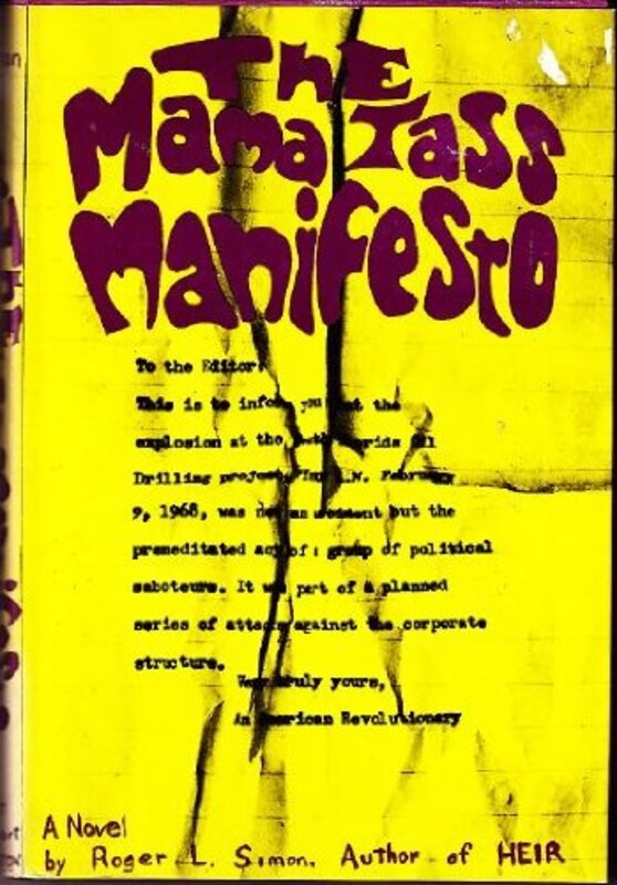Book cover for "The Mama Tass Manifesto" by Roger L Simon