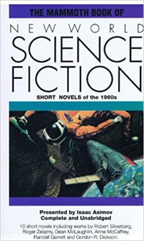 Book cover for "The Mammoth Book of Modern Science Fiction" by Isaac Asimov