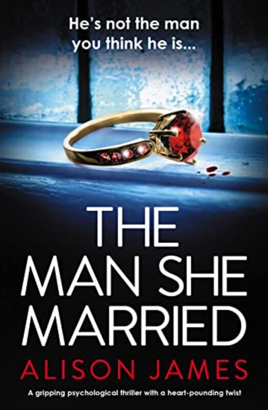 Book cover for "The Man She Married" by Alison James