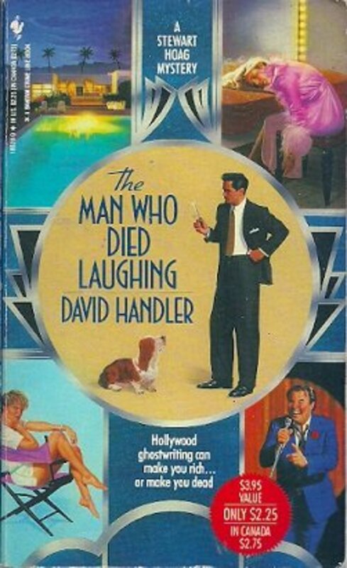 Book cover for "The Man Who Died Laughing" by David Handler