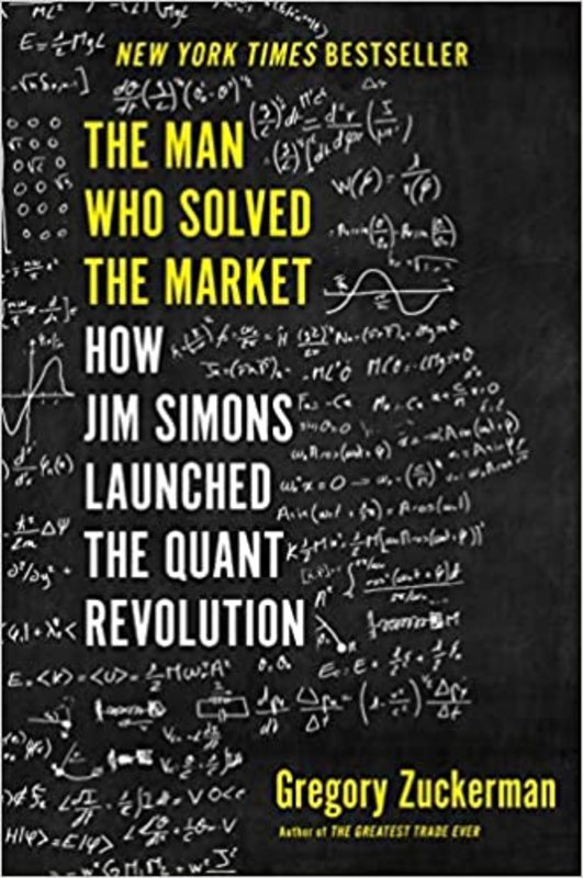 Book cover for "The Man Who Solved the Market" by Gregory Zuckerman