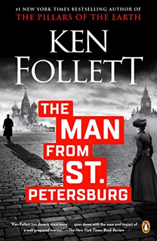 Book cover for "The Man from St. Petersburg" by Ken Follett