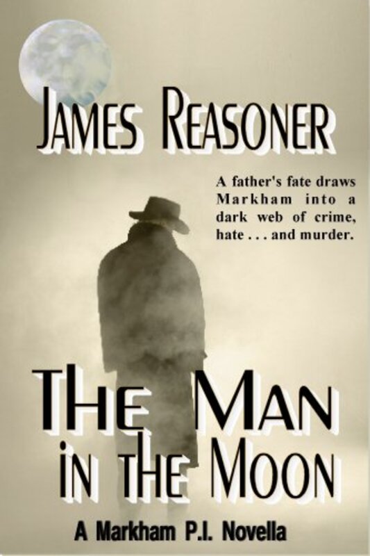 Book cover for "The Man in the Moon" by James Reasoner