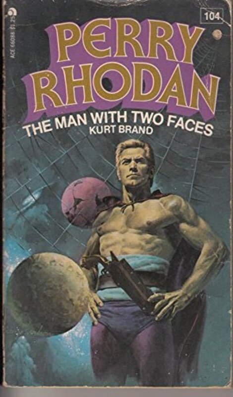 Book cover for "The Man with Two Faces" by Kurt Brand